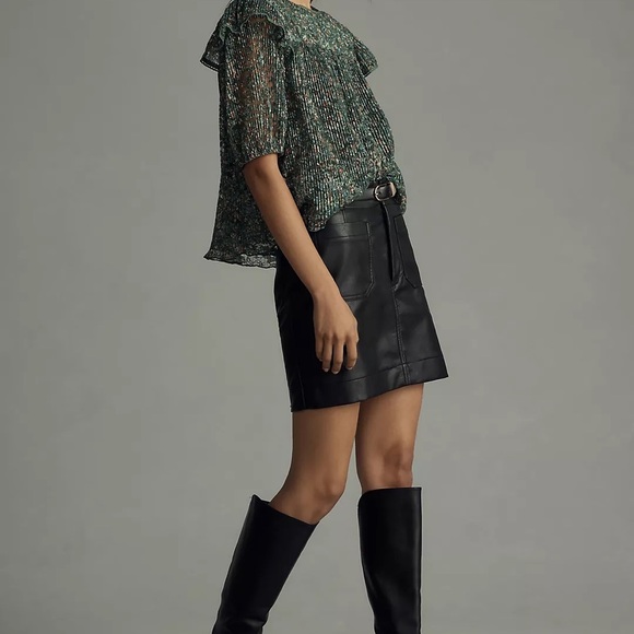 Porridge for Anthropologie Lace Crew-Neck Blouse - Picture 10 of 11